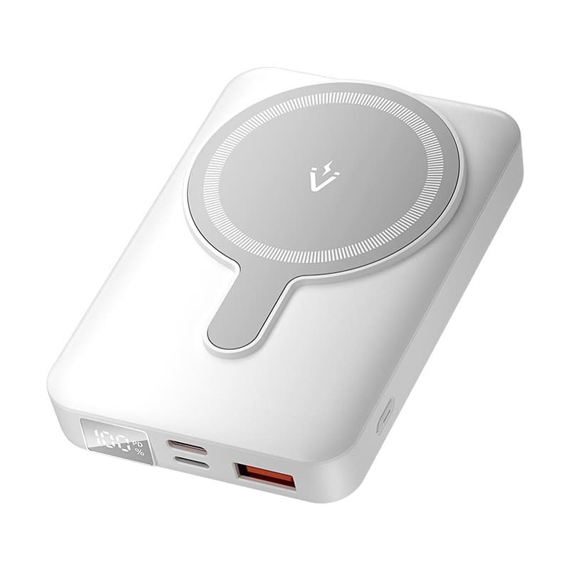 Vention juhtmevaba magnetiline akupank 10000mAh, 22.5W, valge