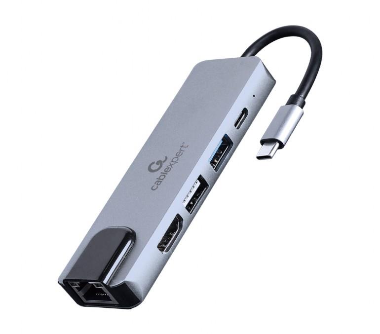 Gembird USB-C HDMI/USB3 5in1 adapter