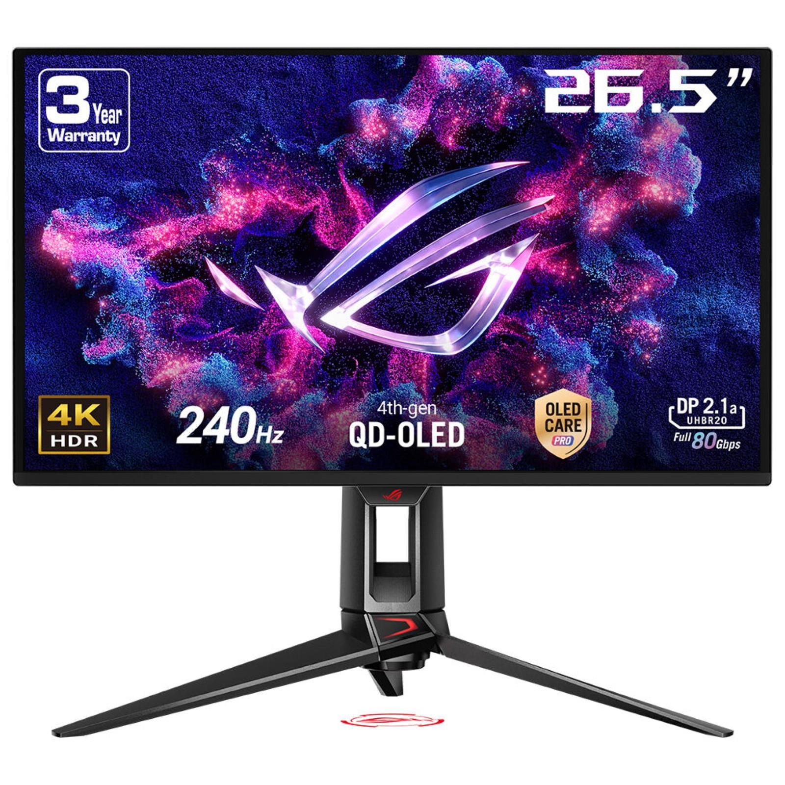 ASUS 26.5" 4K Ultra HD QD-OLED monitor