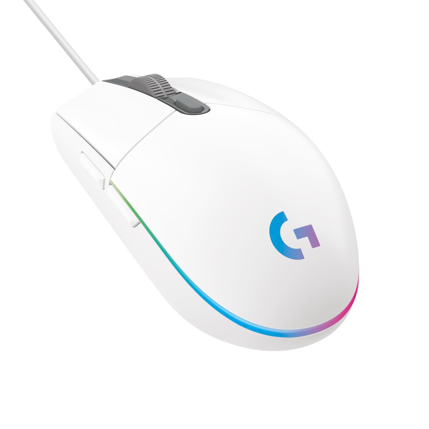 Logitech G203 optiline hiir, valge