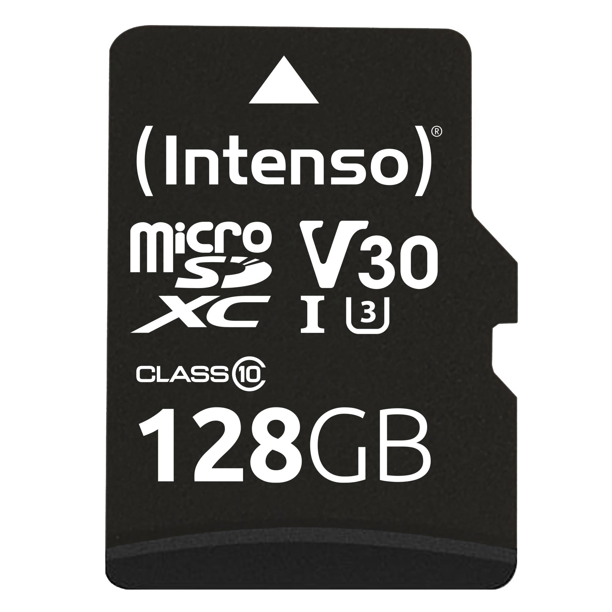Intenso Micro SDXC 128GB C10 mälukaart adapteriga