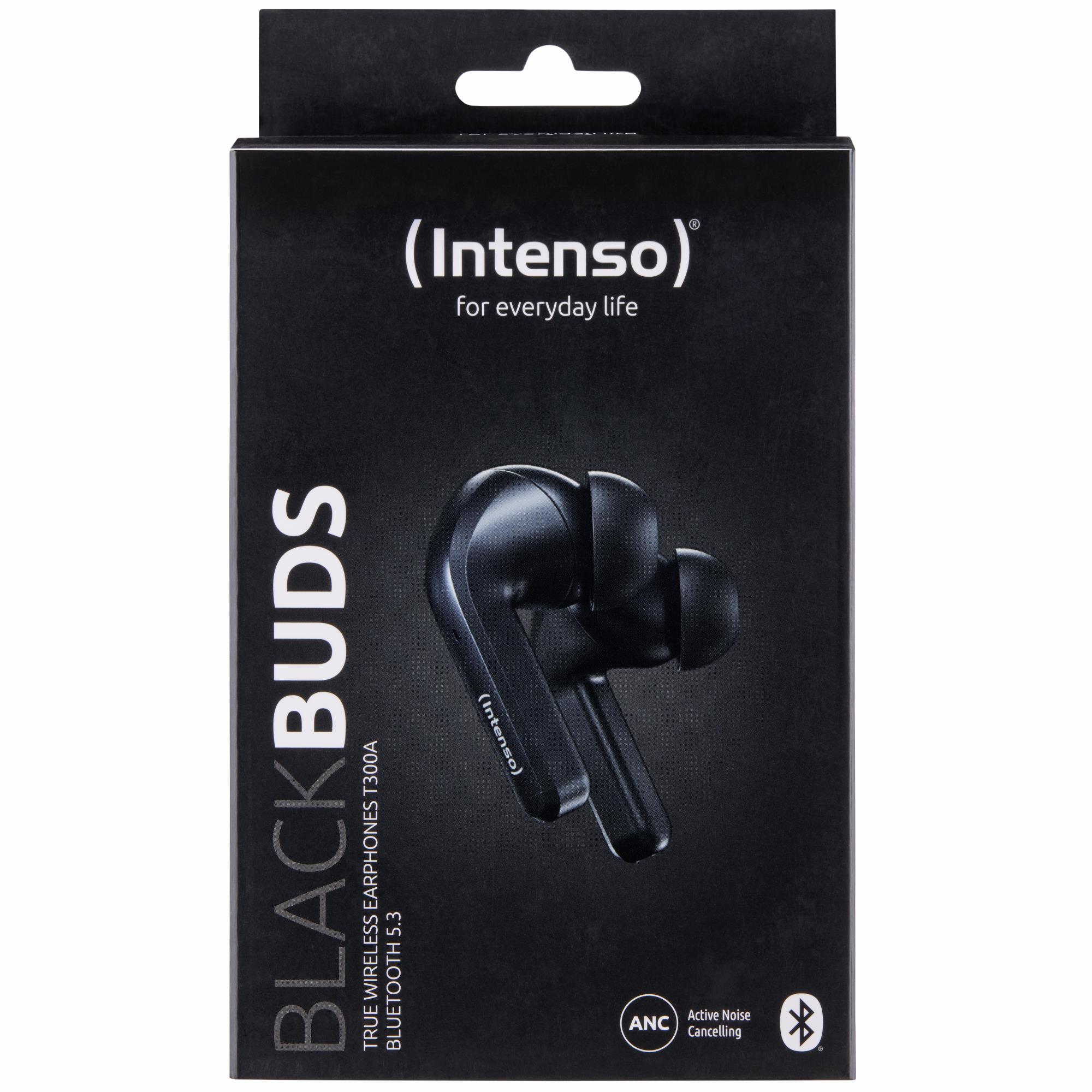 Intenso Buds T300A kõrvaklapid, mustad