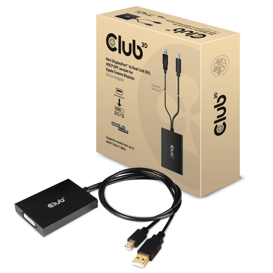 Adapter Mini DP DVI-ks aktiivne CAC-1130-A Club3D
