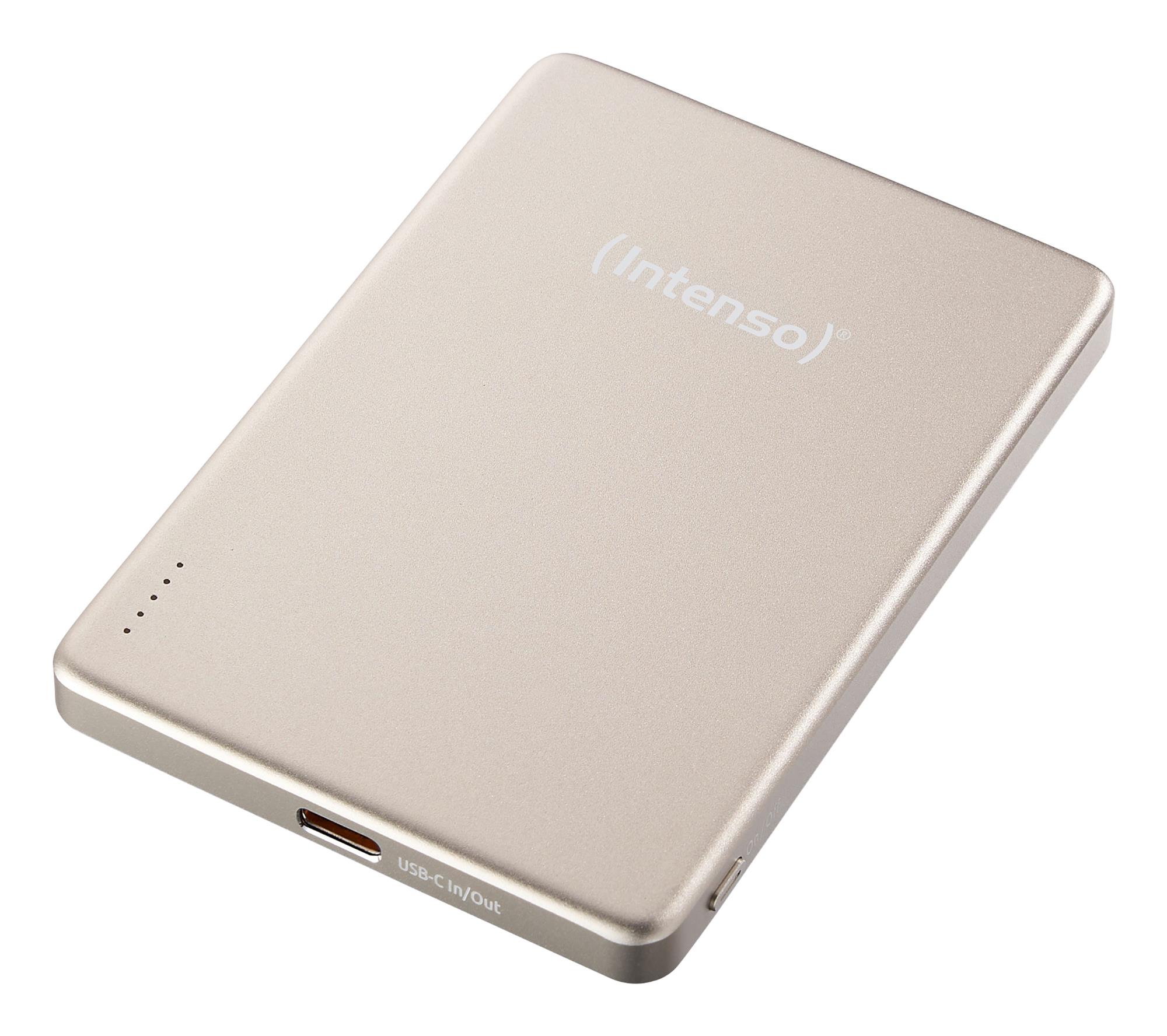 Intenso akupank 5000mAh, MagSafe, šampanja