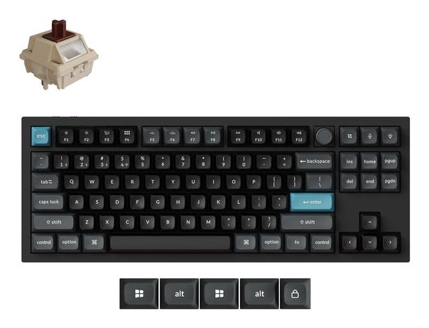 Juhtmevaba klaviatuur KEYCHRON Q3 Ultra Black Q3U-M3