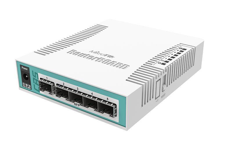 Võrgu ruuter MIKROTIK CRS106-1C-5S 5 porti SFP