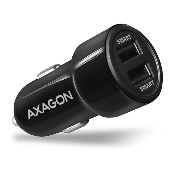 Axagon auto USB laadija 2 porti 24W PWC-5V5