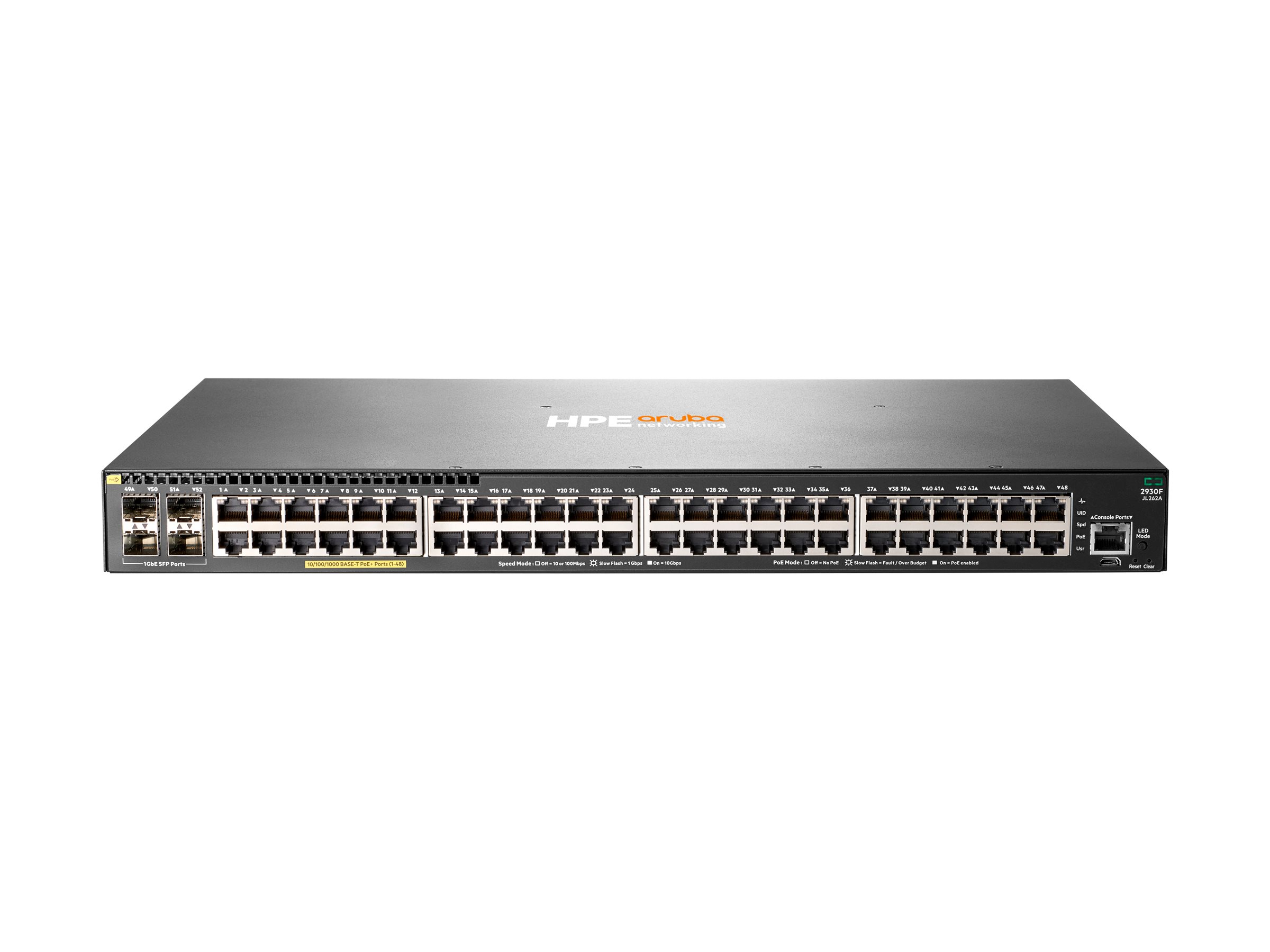 HPE Aruba 2930F 48G PoE+ 4SFP kommutaator