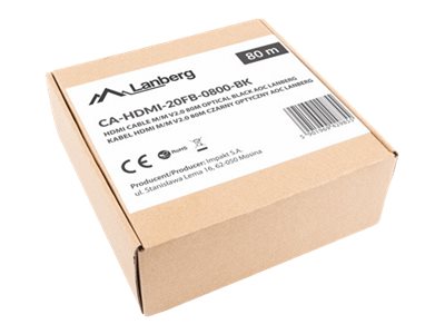 Lanberg HDMI kaabel 80m optiline AOC