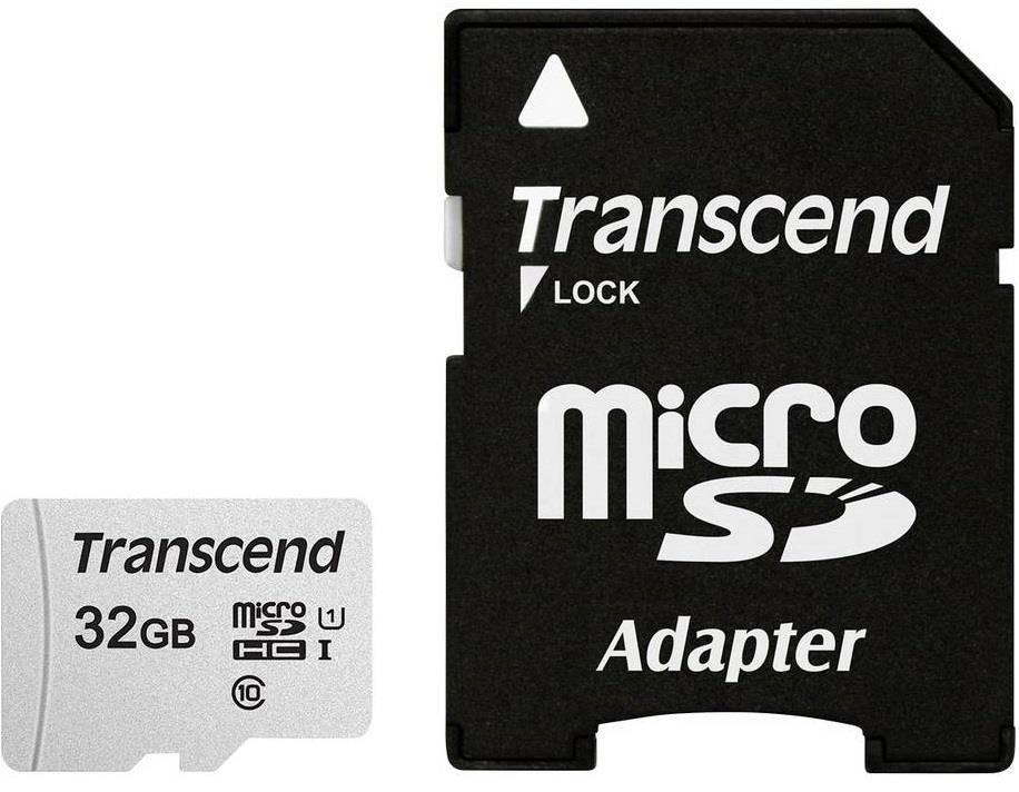 Transcend Micro SDHC 32GB C10 mälukaart adapteriga
