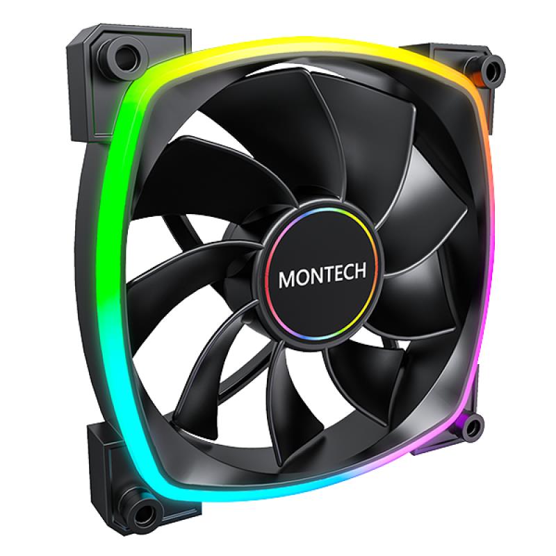 Montech korpuse ventilaator 140mm RX140 PWM must