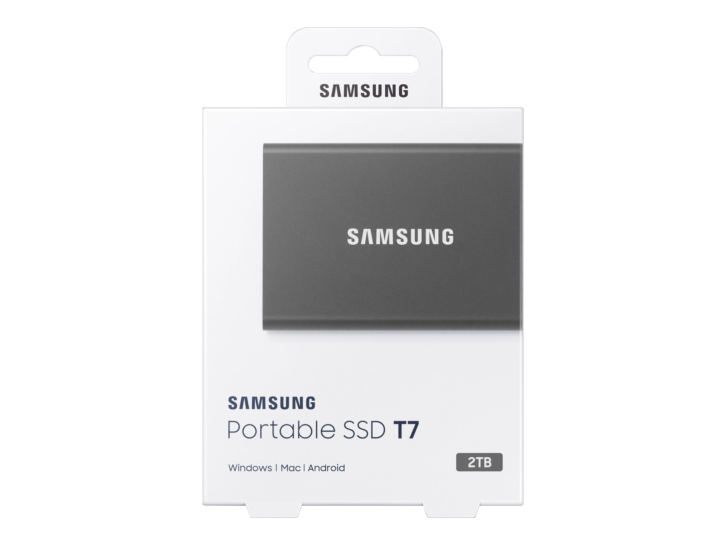 SAMSUNG kaasaskantav SSD T7 2TB hall