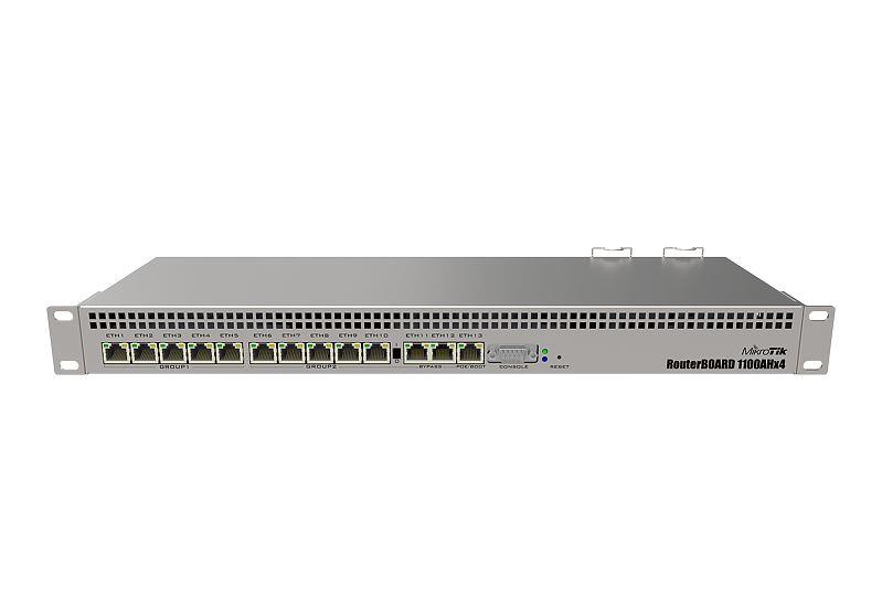Võrguruuter MIKROTIK RB1100x4 13 porti 10/100/1000M