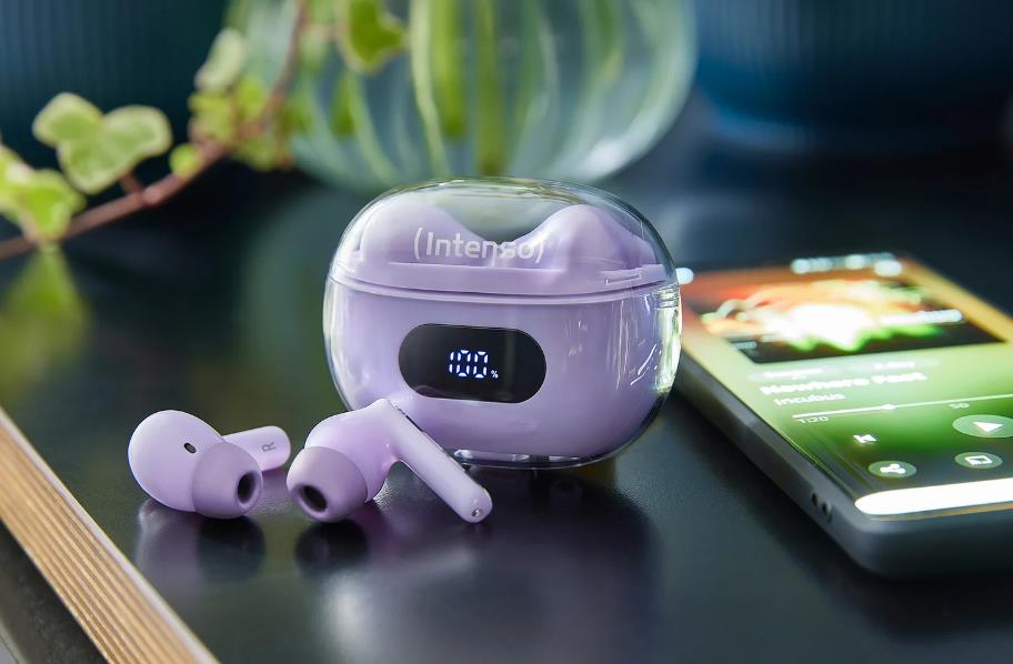 Intenso Buds Plus T310AE kõrvaklapid, lillad