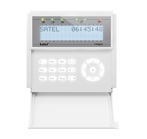 LCD klaviatuur Satel Integra valge INT-KLCD-W