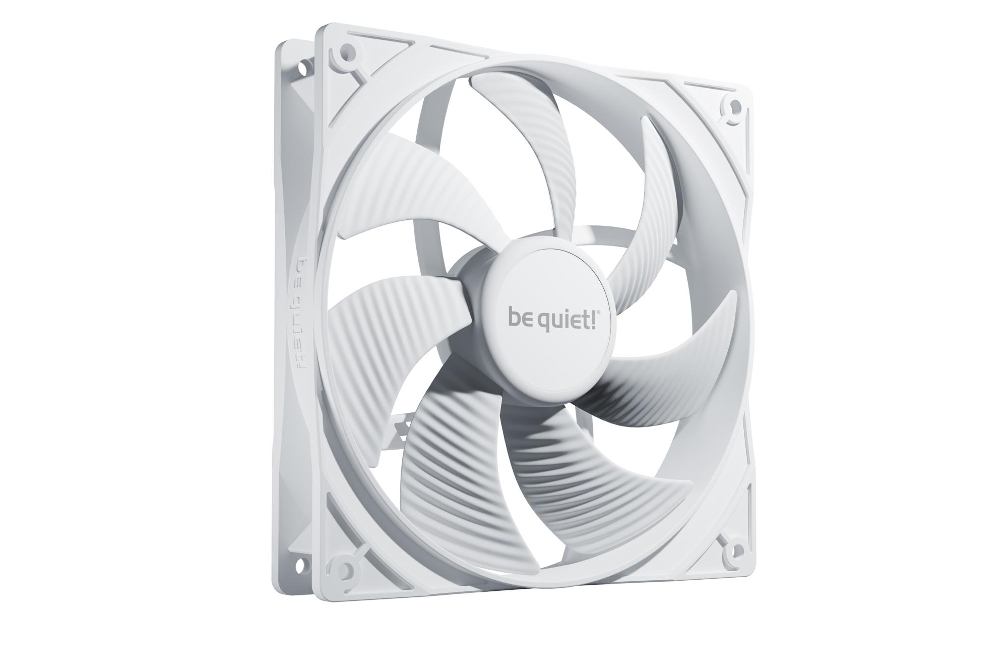 Be Quiet korpuse ventilaator 140mm Pure Wings 3 valge PWM BL112