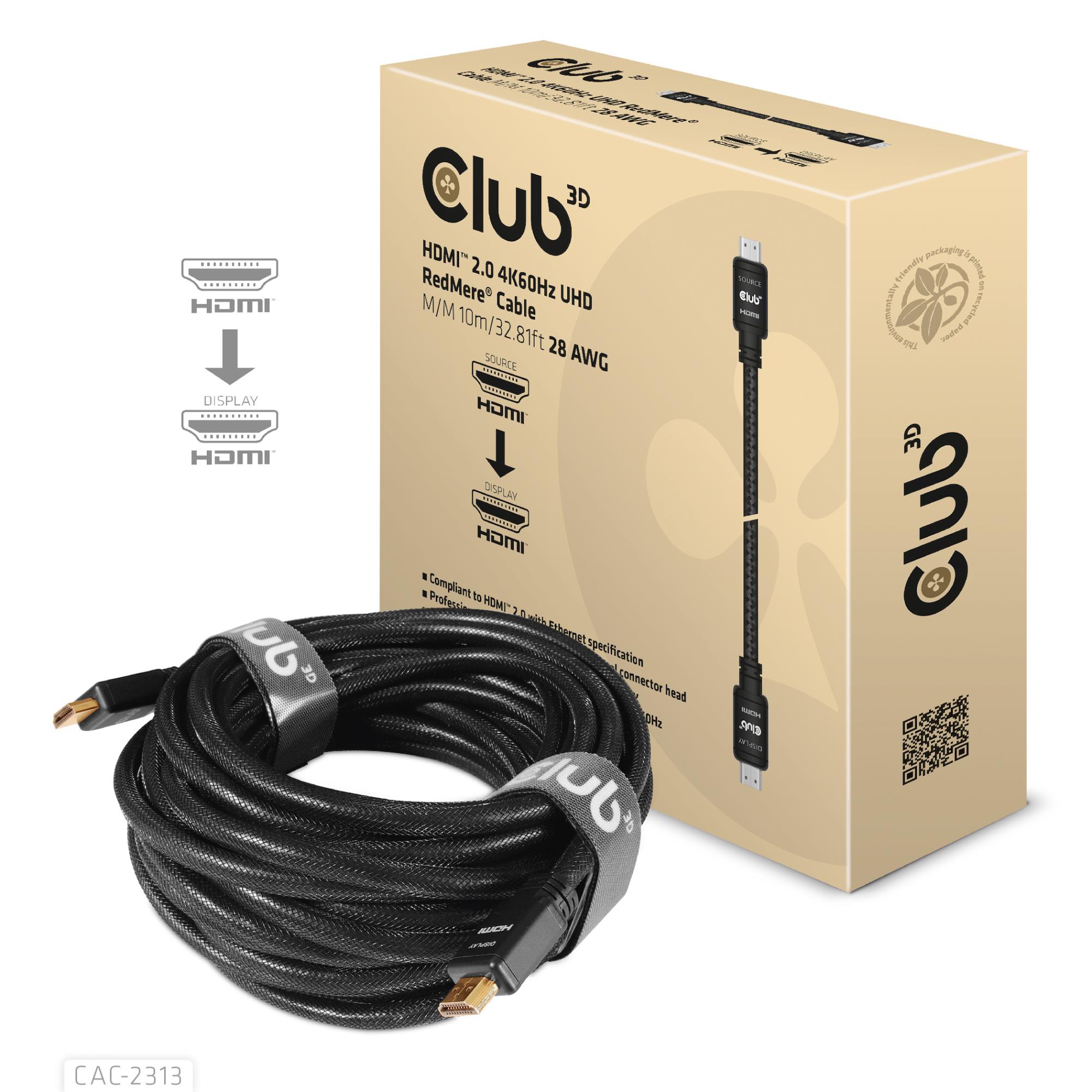 HDMI kaabel 10m CAC-2313 Club3D