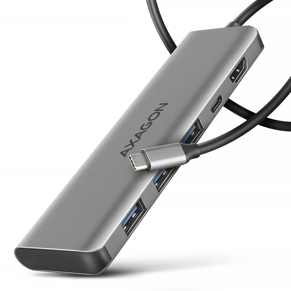 USB-C jaotur 5in1 1m HMC-5H Axagon