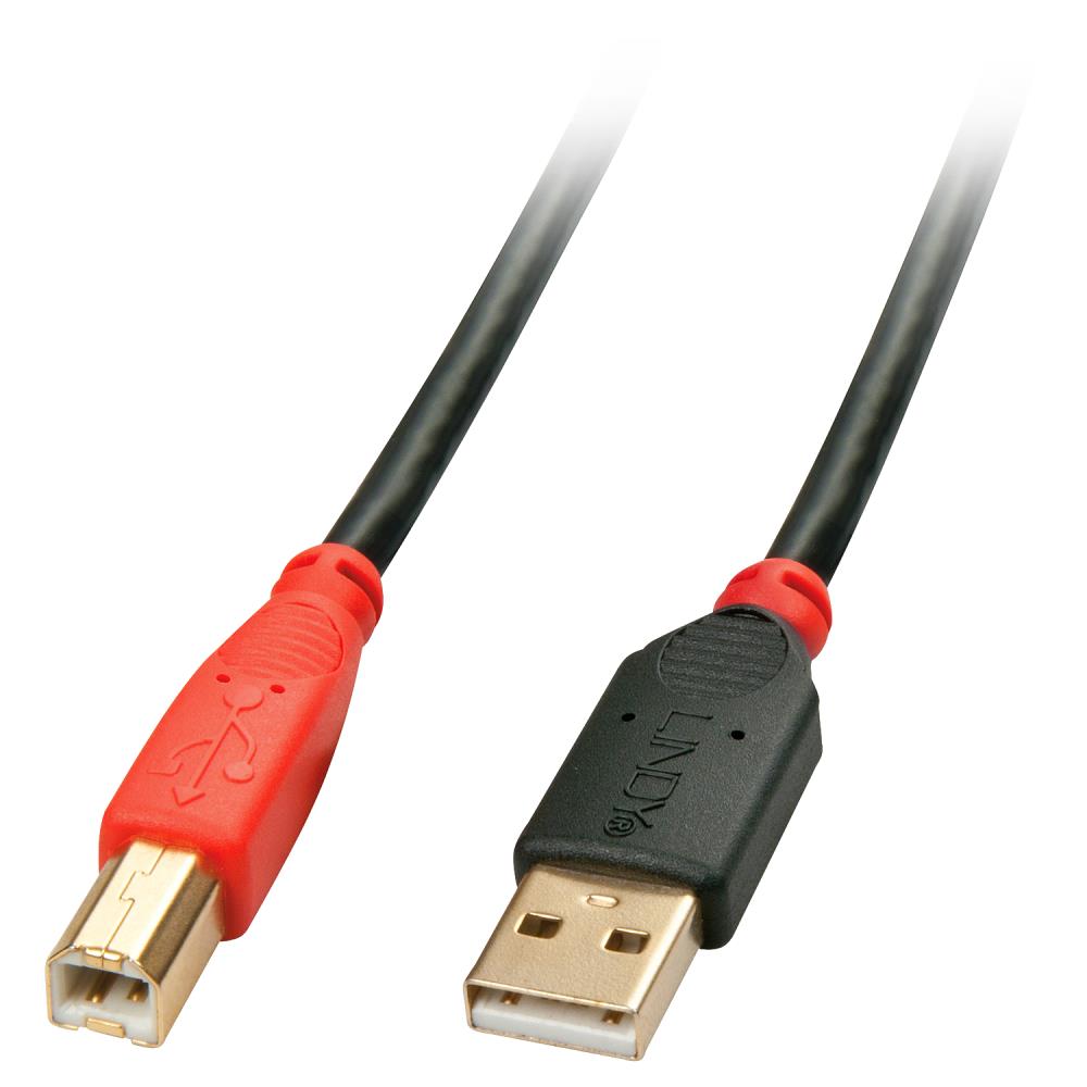 USB2 A-B kaabel 10m aktiivne 42761 Lindy