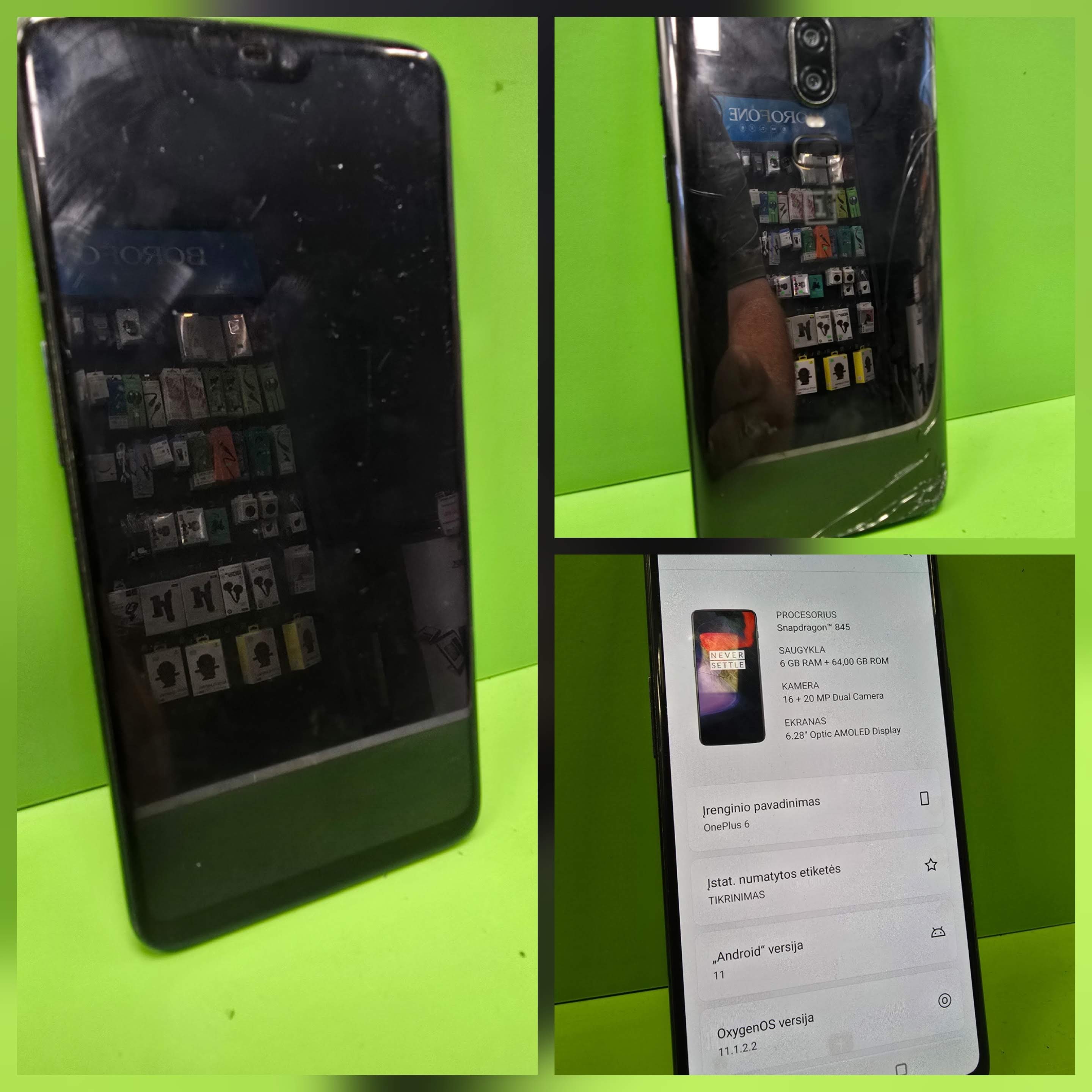 OnePlus 6 64GB (Kasutatud toode)