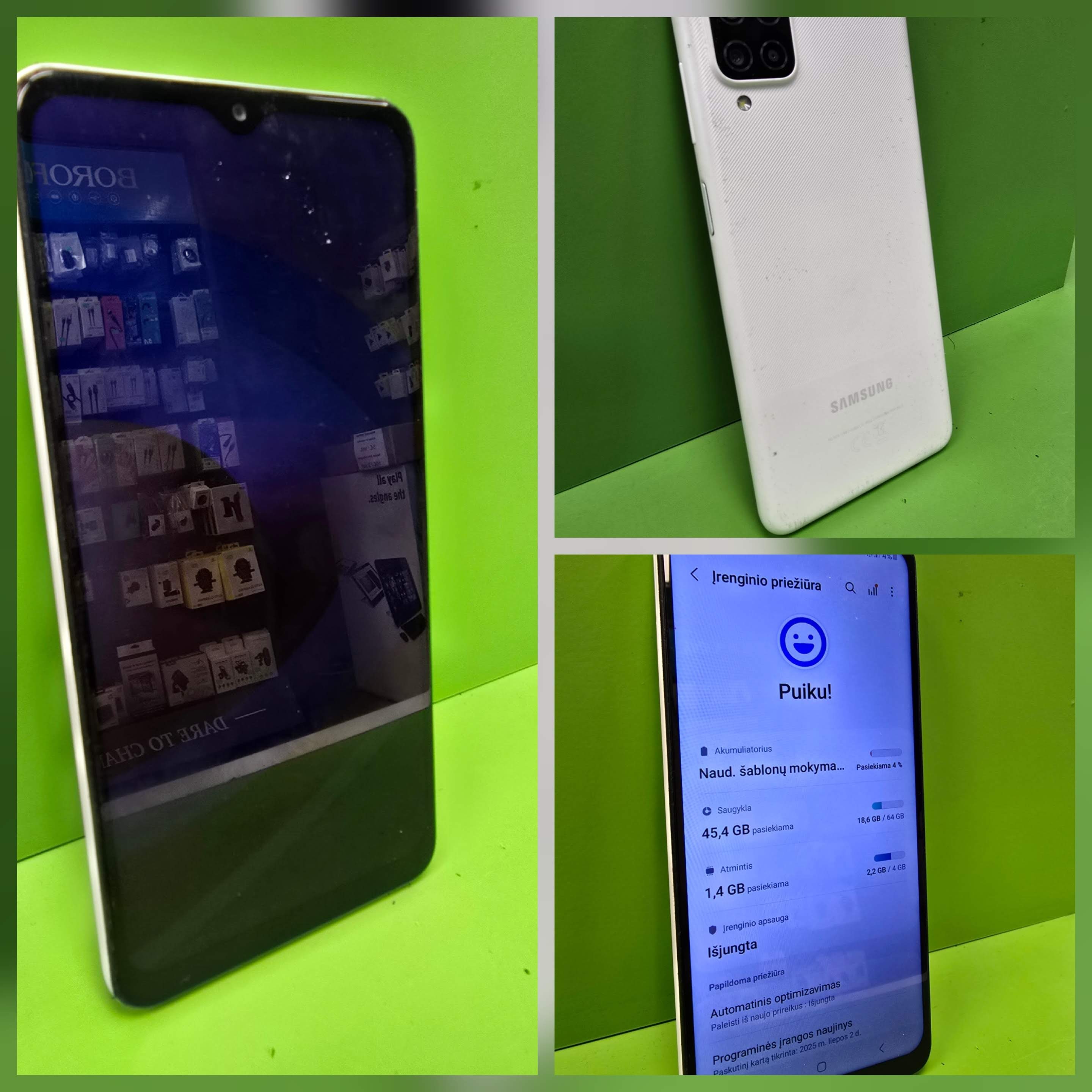 Samsung Galaxy A12 64GB (Kasutatud toode)