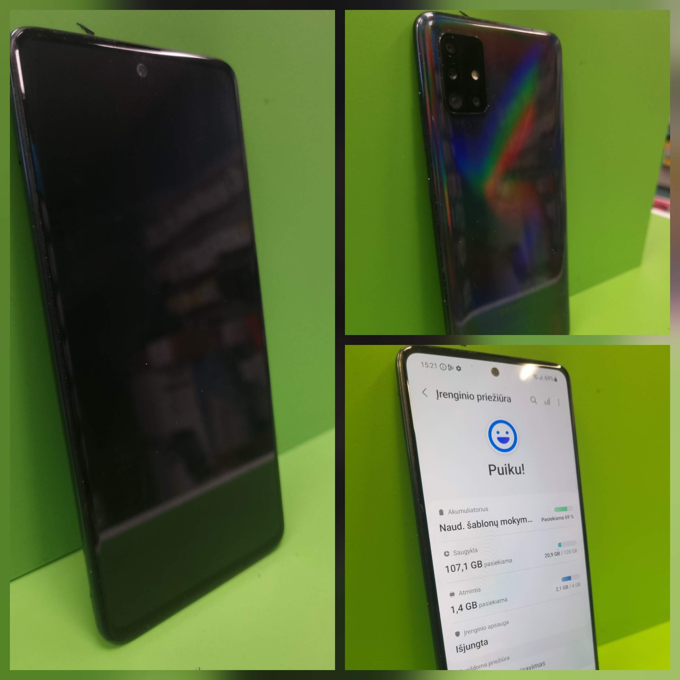 Samsung Galaxy A51 128GB (Kasutatud toode)