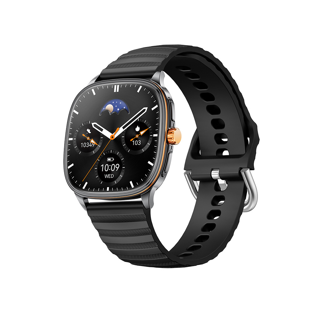 Blavec Smartwatch U-01 Mohito HD AMOLED häälkõne (SWU01-B) czarny + 1 pasek