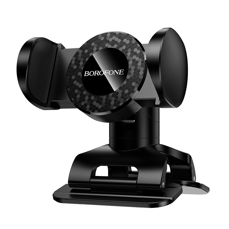 Borofone autohoidja BH142 tugi kleepuv alus must