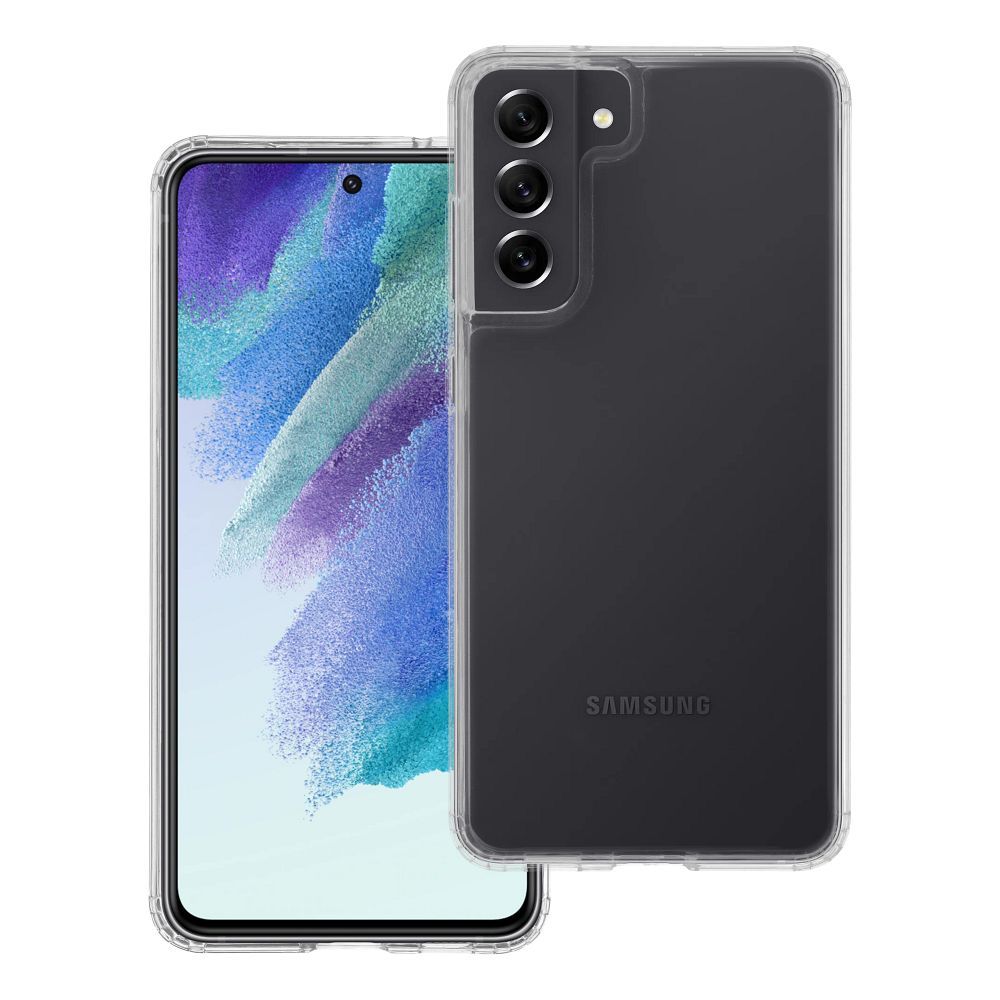 SUPER CLEAR HYBRID ümbris jaoks SAMSUNG S21 FE läbipaistev