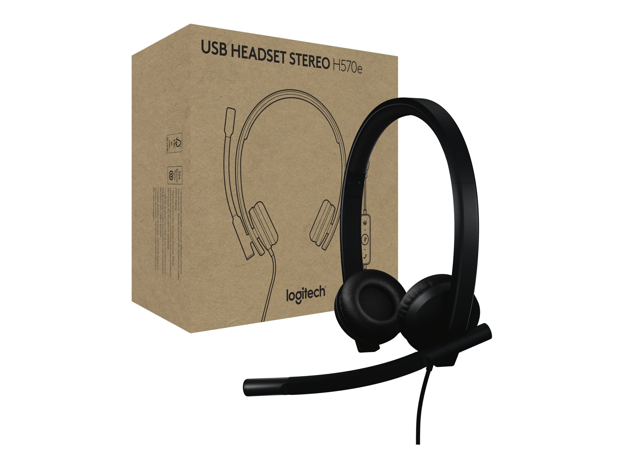 LOGI H570e stereo kõrvaklapid Teams versioon