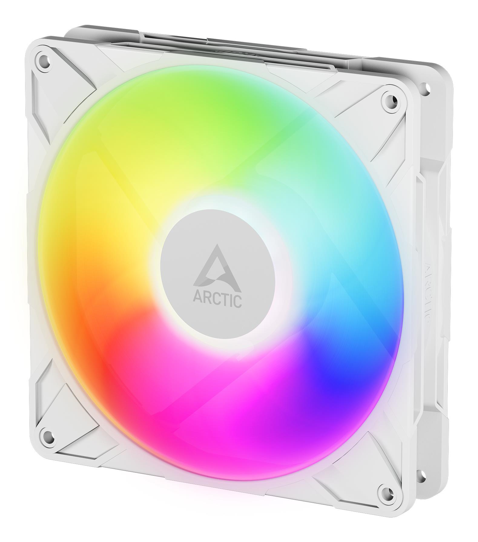 ARCTIC P14 PRO PWM PST A-RGB High-Performance Fan, 4-pin, 140mm, valge