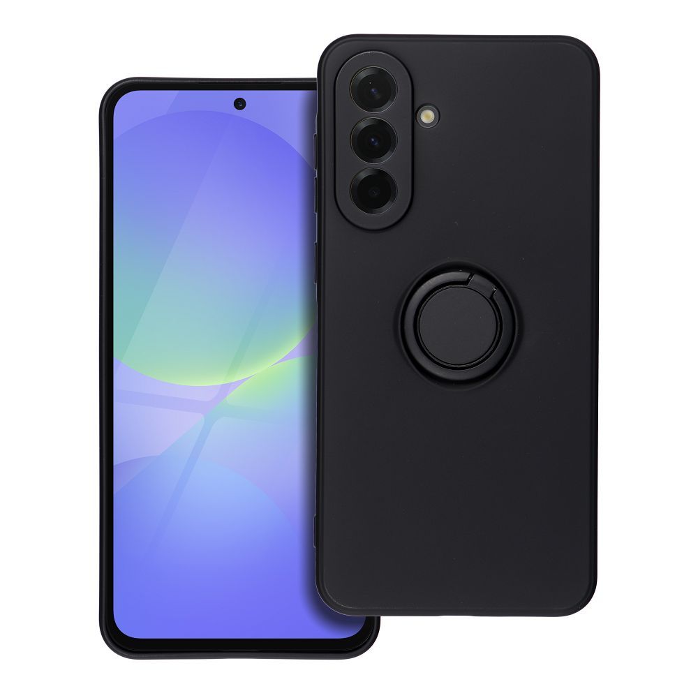 SILICONE RING ümbris jaoks SAMSUNG A36 5G must