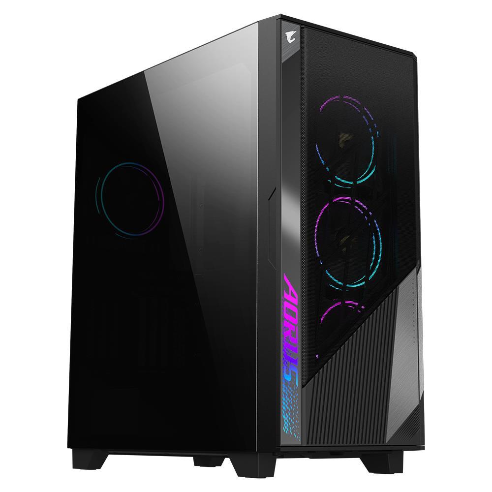 GIGABYTE AORUS C500 GLASS Midi Tower Корпус чёрный