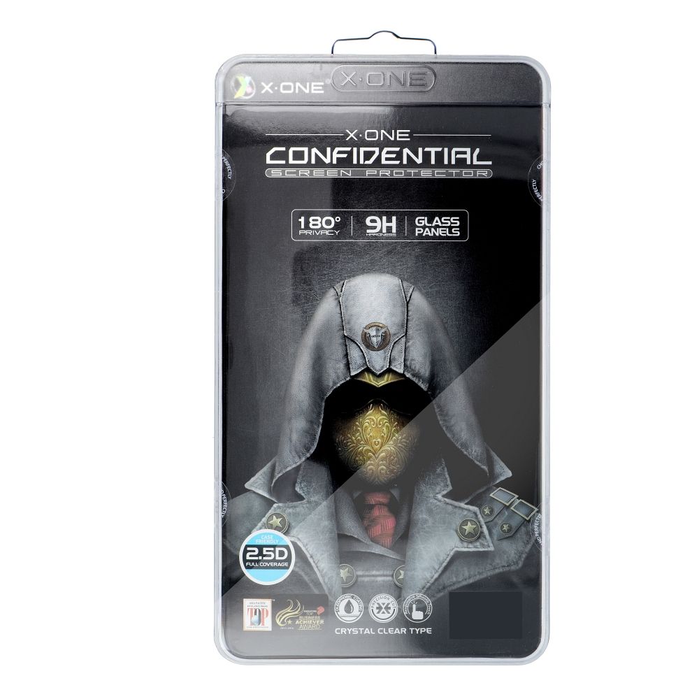 X-ONE Full Cover Extra Strong Privacy - jaoks iPhone 11 Pro (full glue) Karastatud klaas 9H
