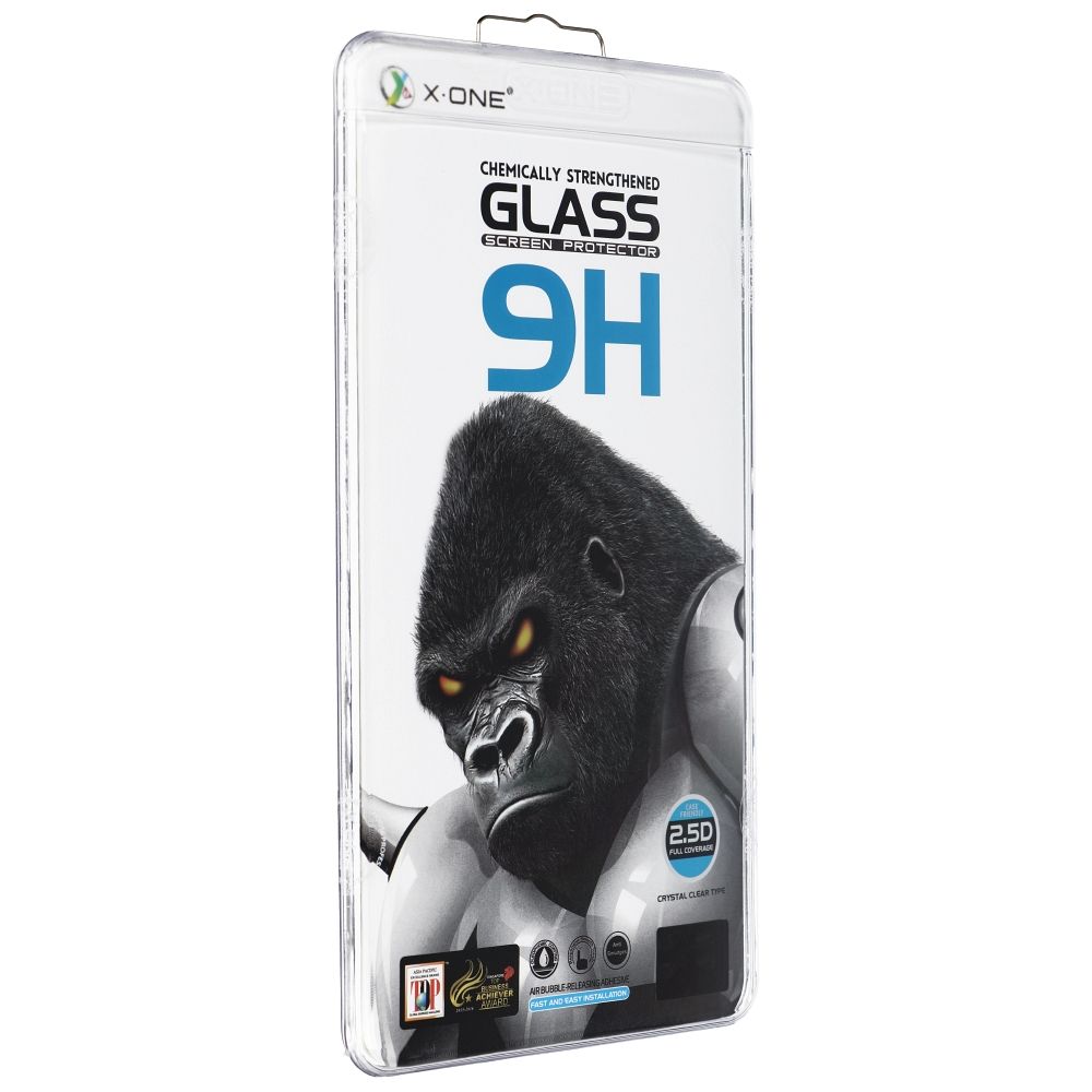 3D Full Cover Karastatud klaas X-ONE - jaoks Samsung Galaxy S25 (ümbris friendly) - working fingerprint sensor