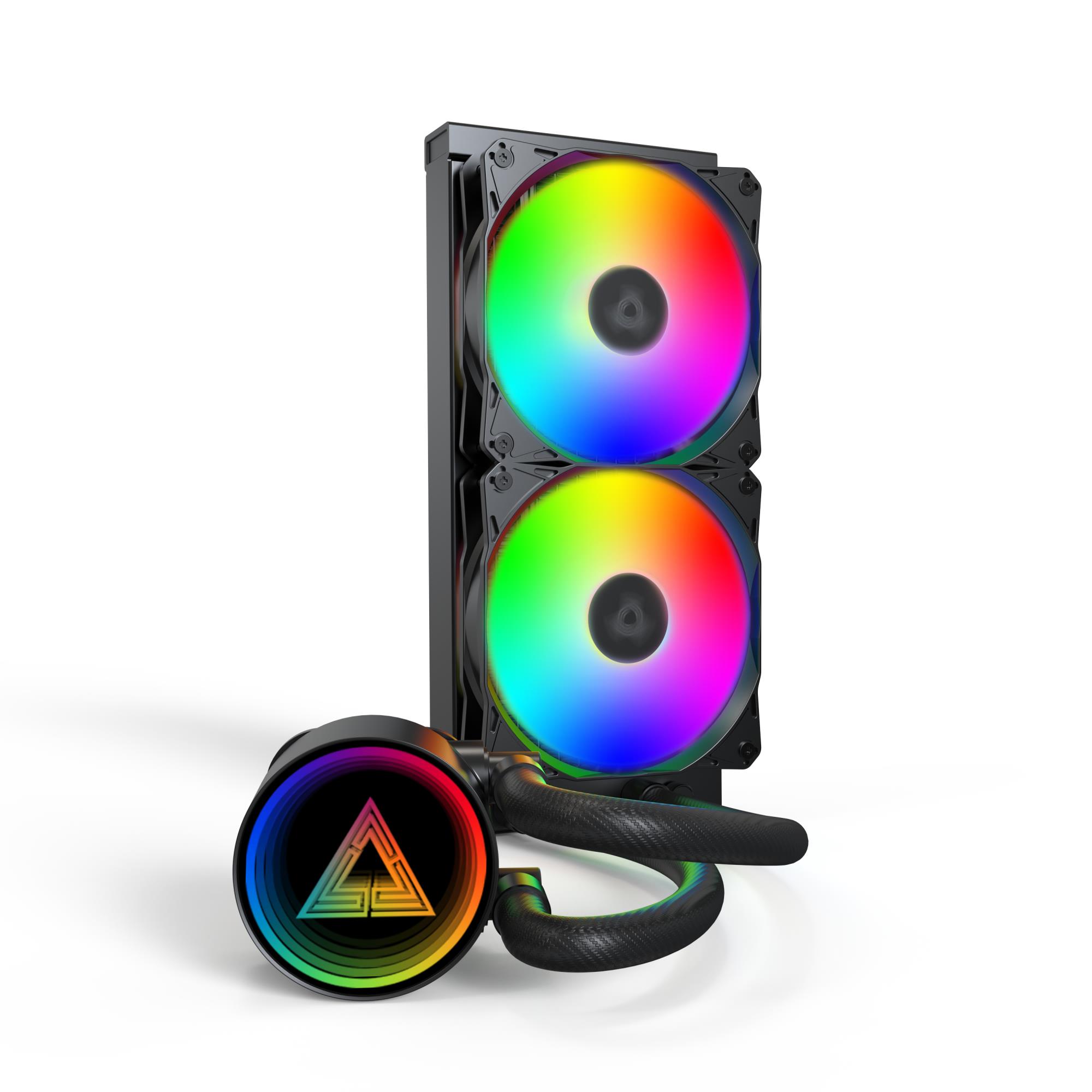 Кулер для CPU Multi Socket Lightflow 240 ARGB чёрный MONTECH