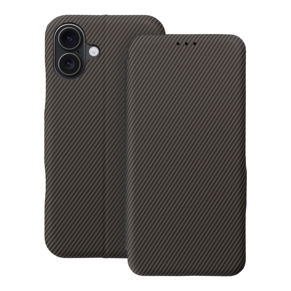 FOLIO Side Magnet Kaaned jaoks IPHONE 16 PLUS brown