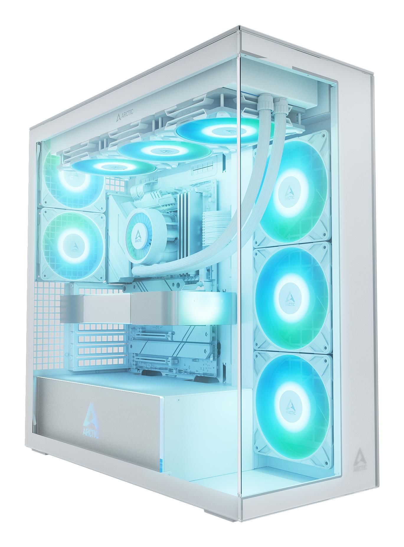 Arvutikorpus ARCTIC Xtender White Valge