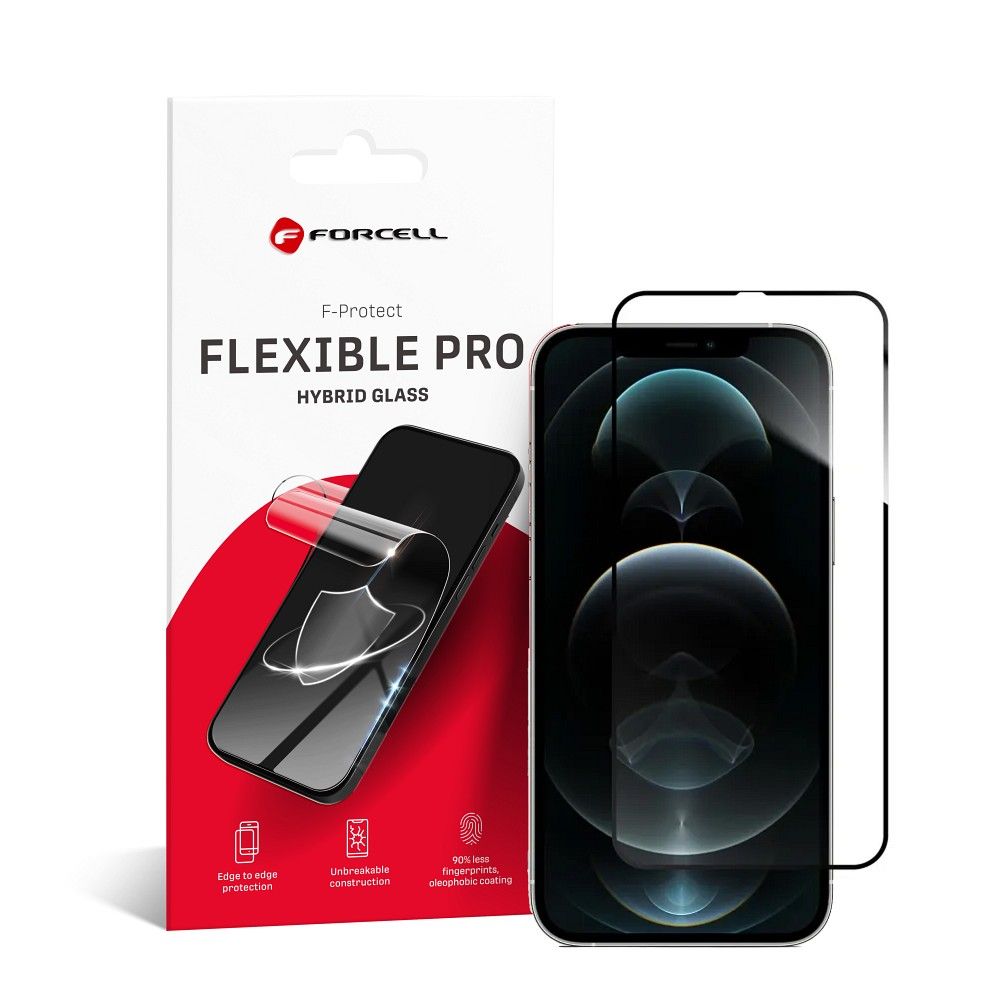 Hybrid glass to iPhone XS MAX / 11 PRO MAX Forcell Flexible 5D must
