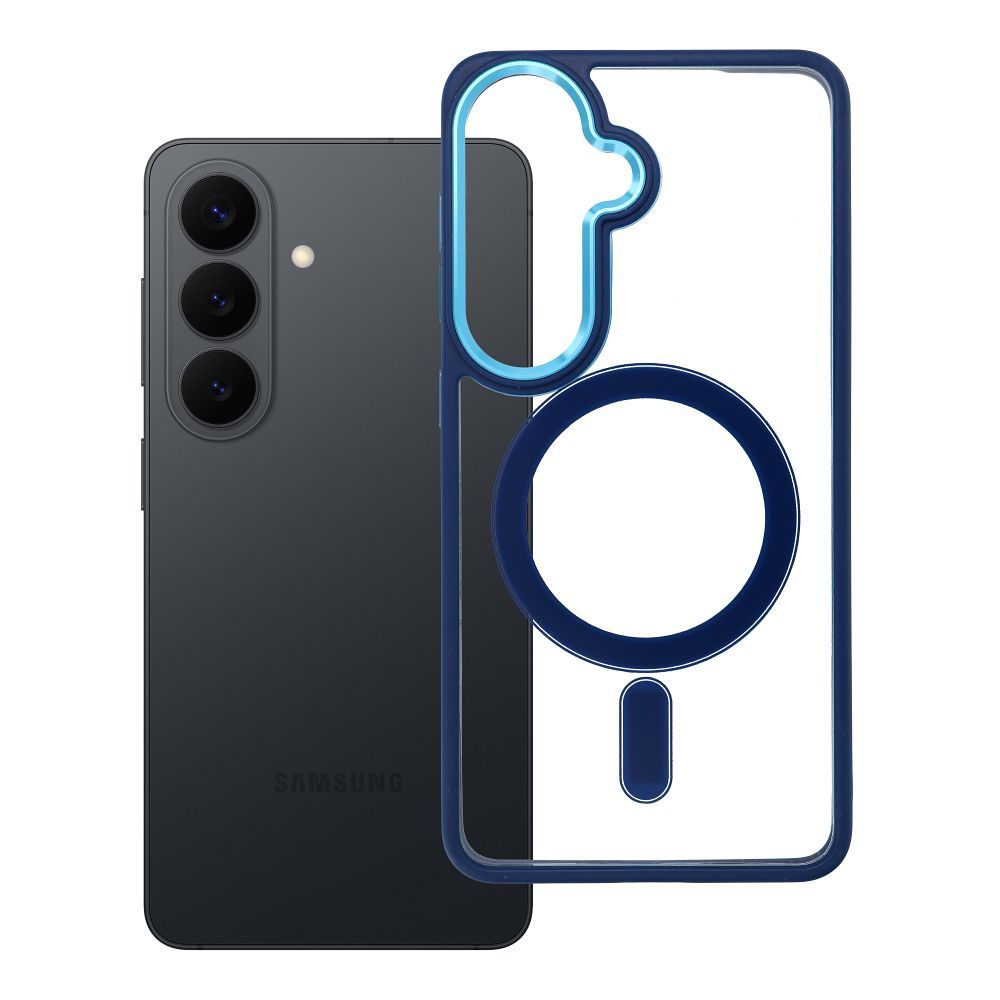 COLOR EDGE MAG COVER Ümbris compatible with MagSafe jaoks SAMSUNG S26 Pro tumesinine