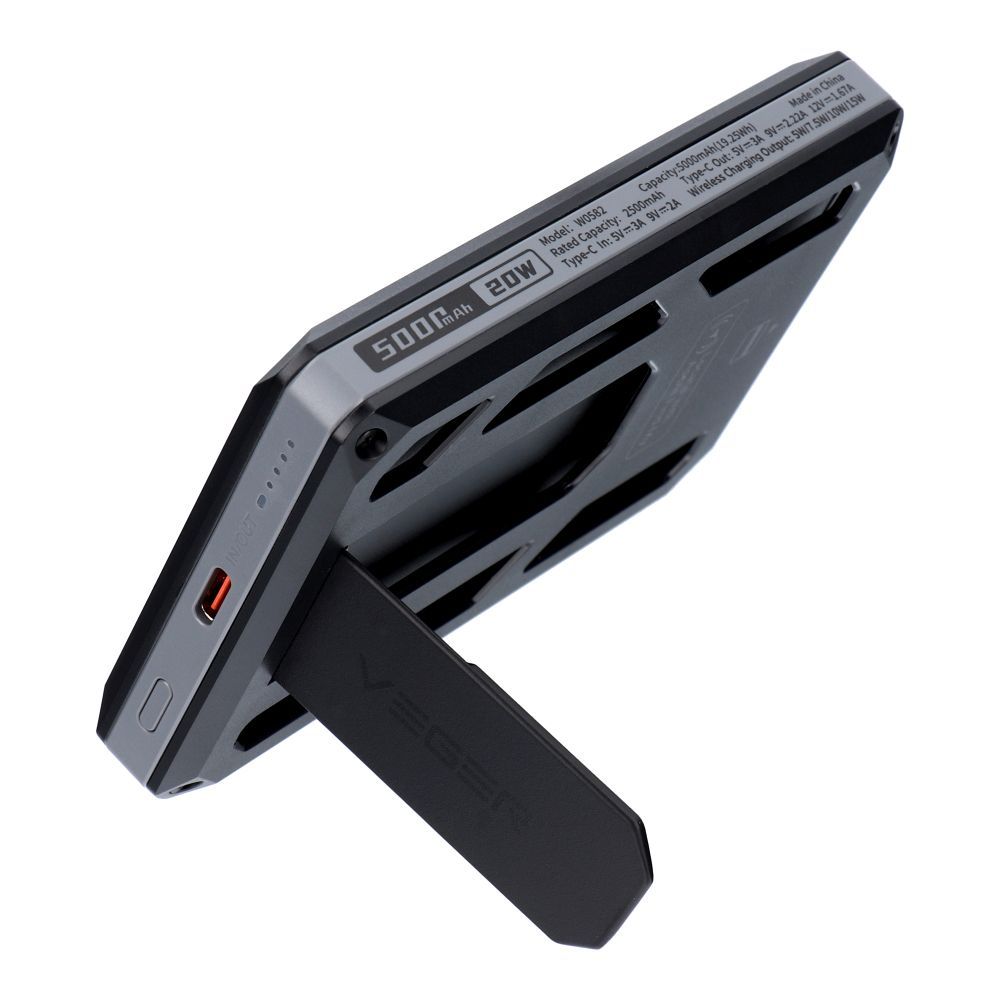 Powerbank Veger Wallet Tracker W0582 MFi PD 20W 5000 mAh must