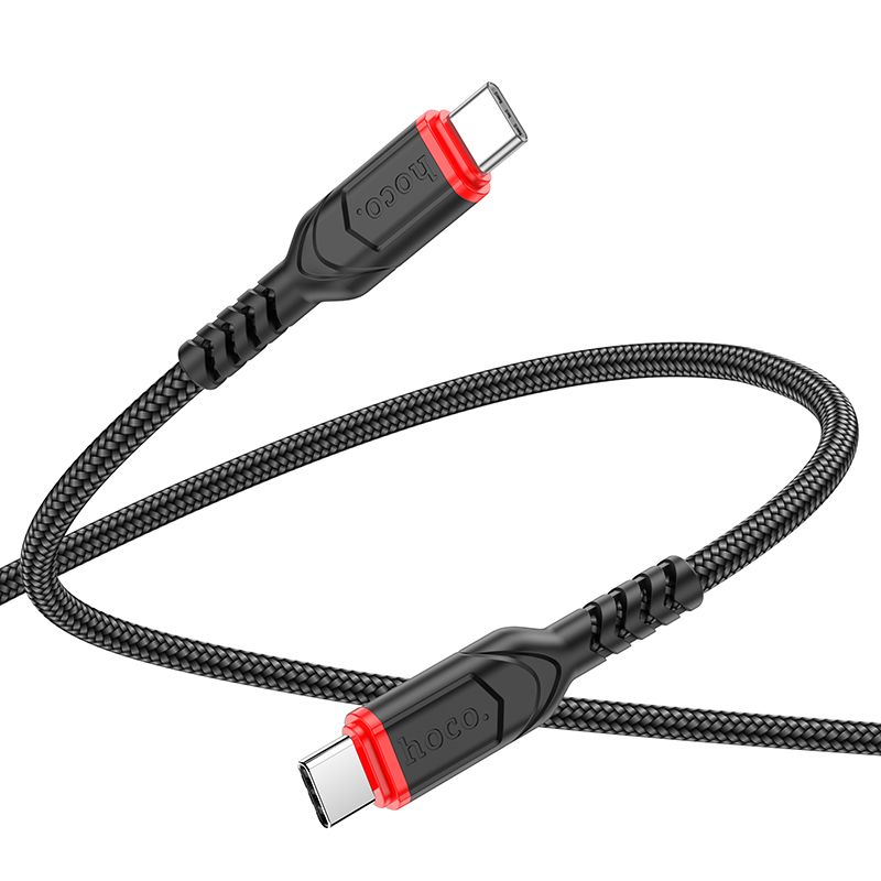Кабель USB C to USB C Hoco 3A 60W 3 m X59 черный