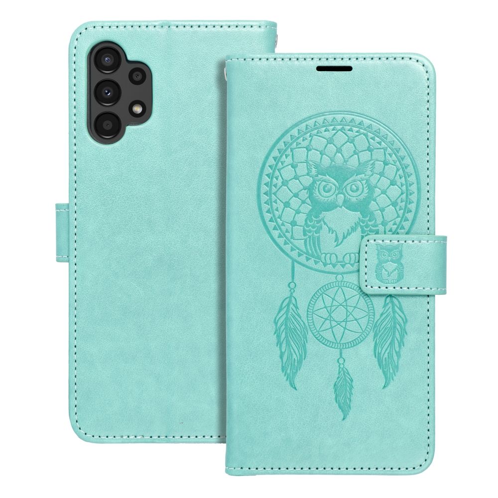 MEZZO Book ümbris jaoks SAMSUNG A13 4G dreamcatcher roheline