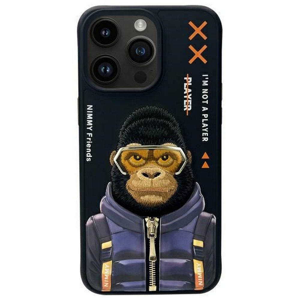 NIMMY ümbris COOL&CUTE 2.0 Monkey jaoks IPHONE 15 Pro Max must