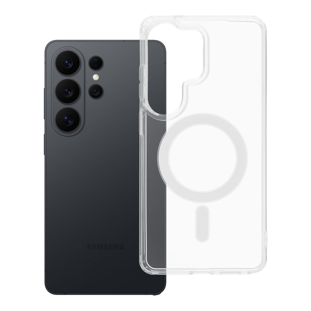 CLEAR MAG ÜMBRIS compatible with MagSafe jaoks SAMSUNG S26 Ultra läbipaistev