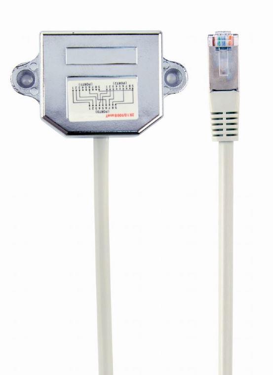 Gembird RJ45 topelt jaotur NCA-SP-02