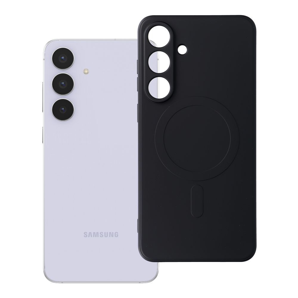 SILICONE MAG COVER Ümbris compatible with MagSafe jaoks SAMSUNG S25 FE must