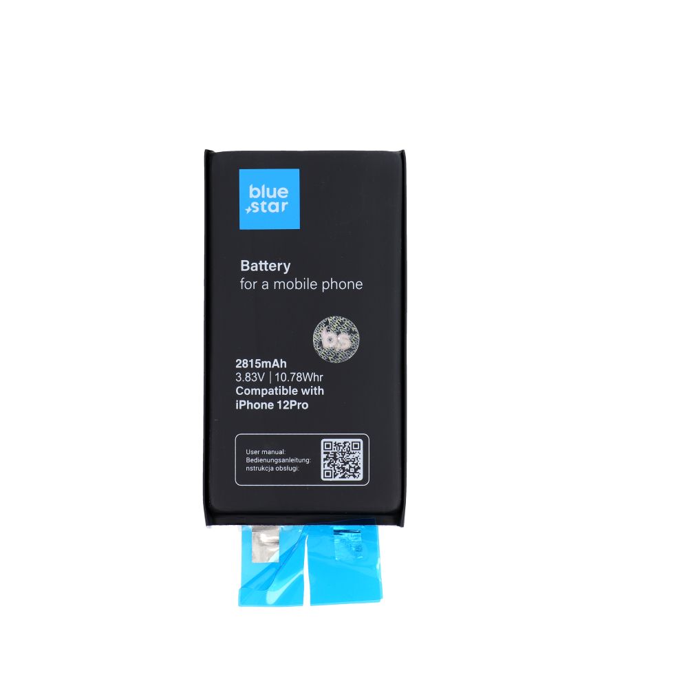 Аккумулятор без BMS для iPhone 12 / 12 Pro 2815 мАч Blue Star HQ