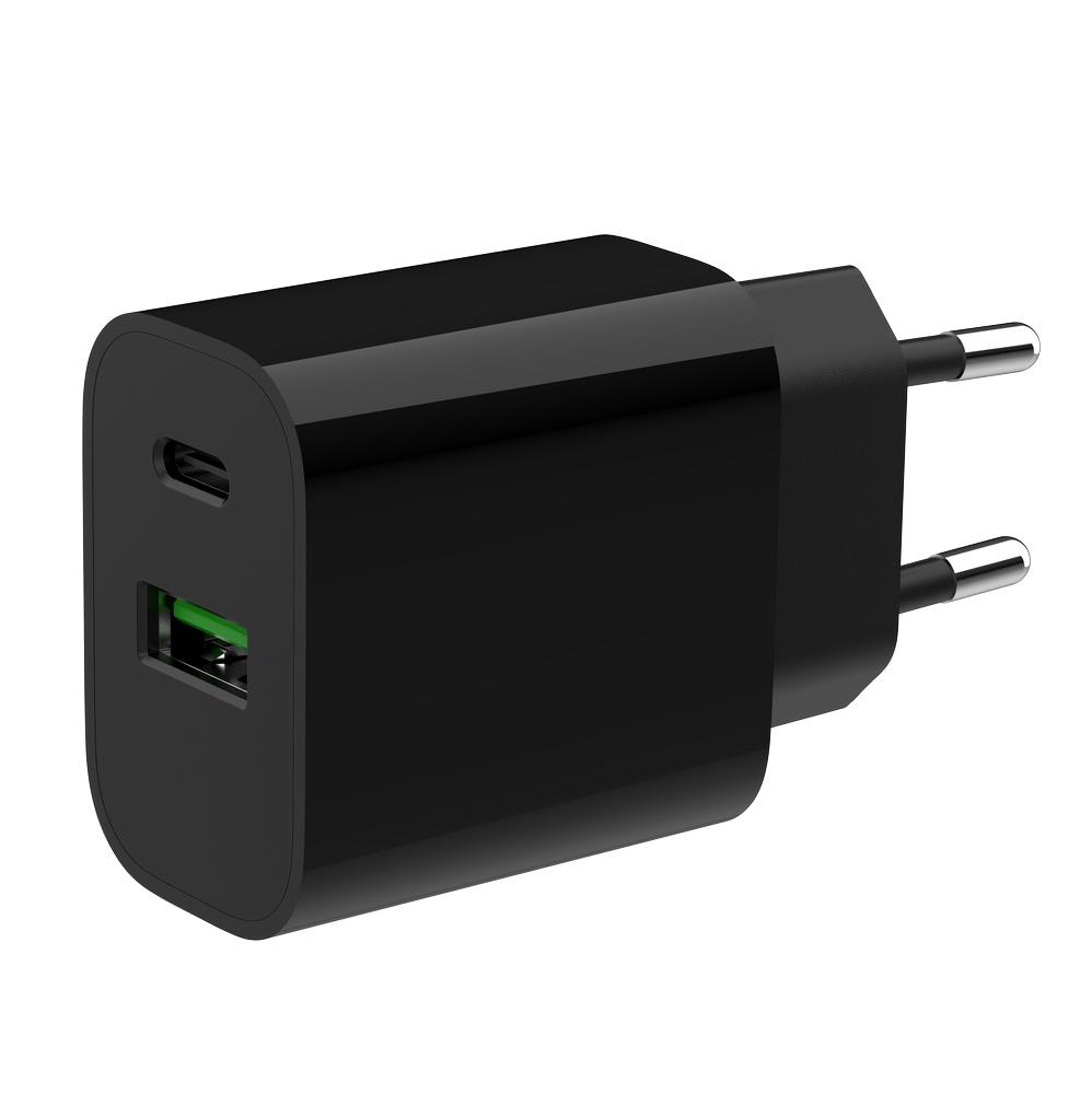 Laadija USB Universaalne QC3.0/TA-UC-PDQC20-01-BK GEMBIRD