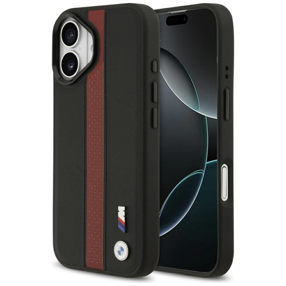 BMW M Perforated Stripe Logo MagSafe Ümbris jaoks iPhone 17 - Punane